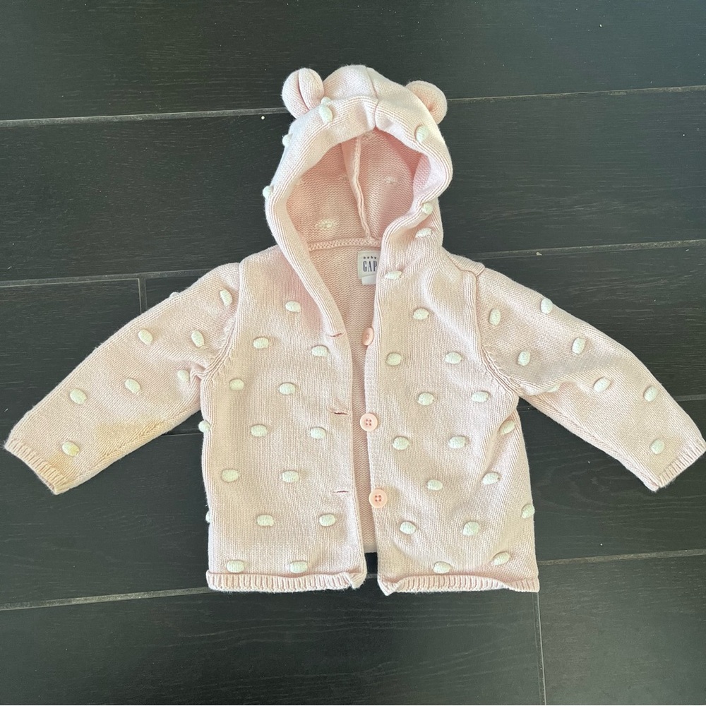 GAP Kids Pink Sweater with Ears